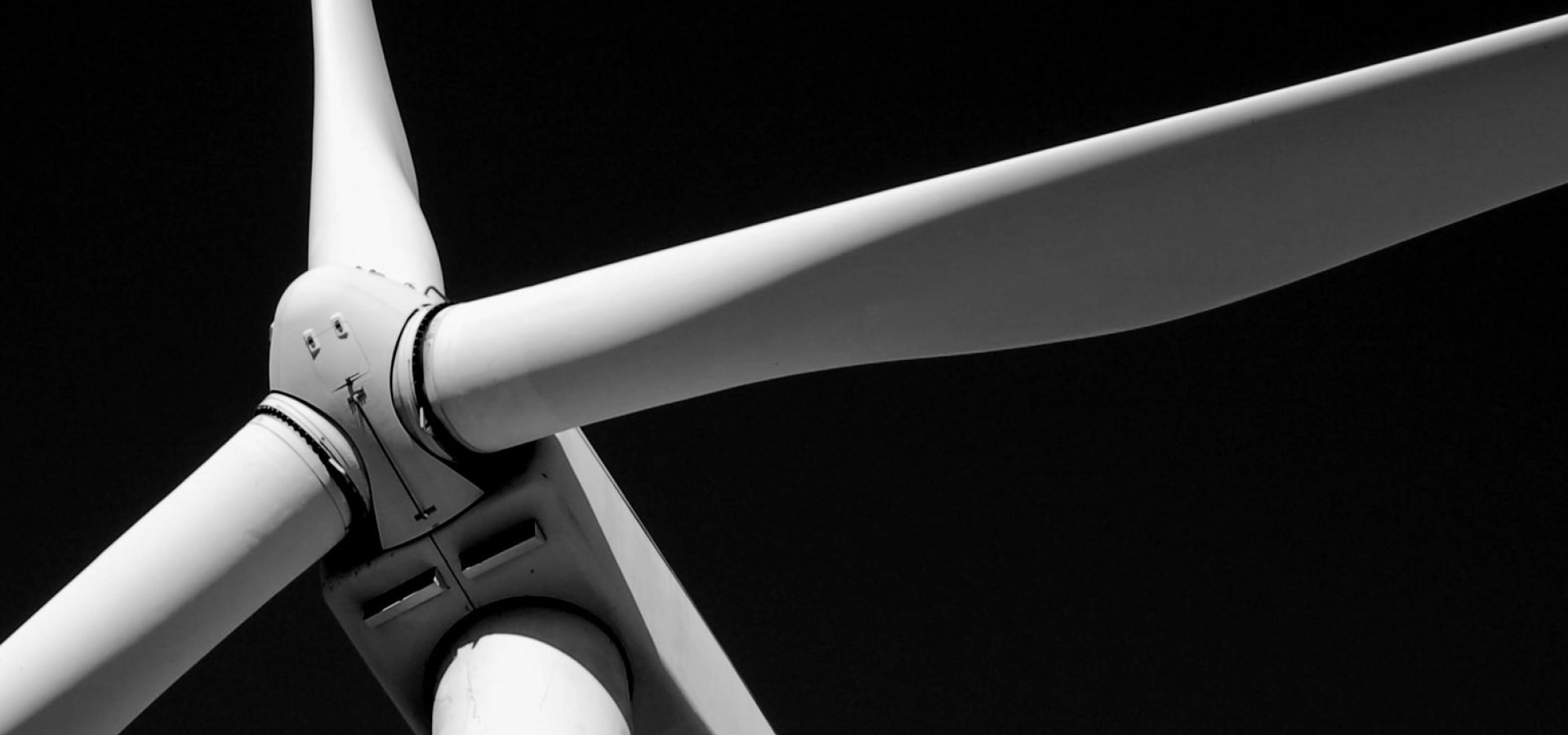 Black and white windmill.