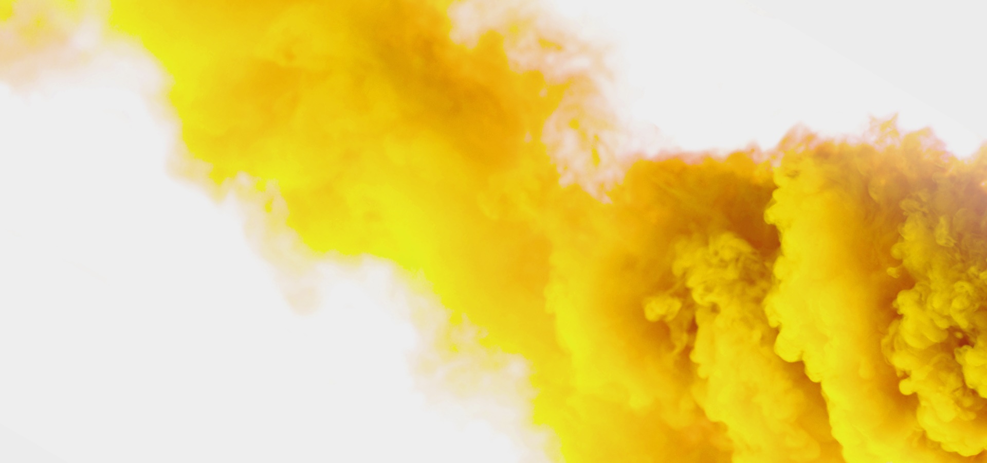 Yellow smoke.